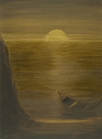 CUFFARO ERSILIA Senza titolo. Pastelli su carta. Cm 62,00 x 47,00. 1958