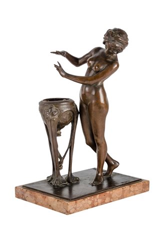 ANTONIO UGO (Palermo 1870 - Palermo 1950) SCULTURA in bronzo, fusione a cera...