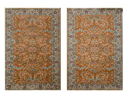 COPPIA SCENDILETTI Herivan, trama e ordito in cotone e vello in lana. Romania...