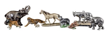 LOTTO composto da SCULTURA in avorio "elefante", SCULTURA in terracotta...