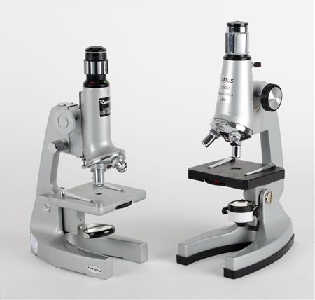 DUE MICROSCOPI Optus. XX secolo Misure: varie