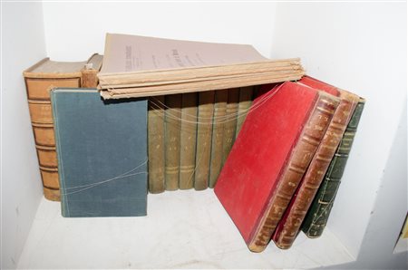 LOTTO composto da 18 LIBRI e da 7 FASCICOLI. XX secolo