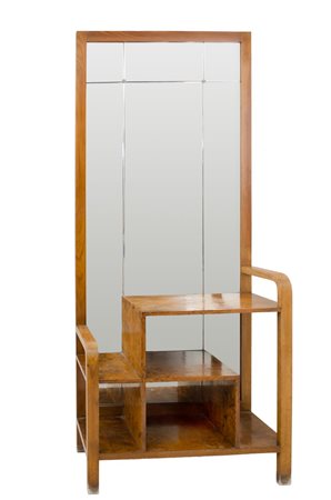 MOBILE da ingresso in noce e radica di noce. Periodo deco' primi '900 Misure:...