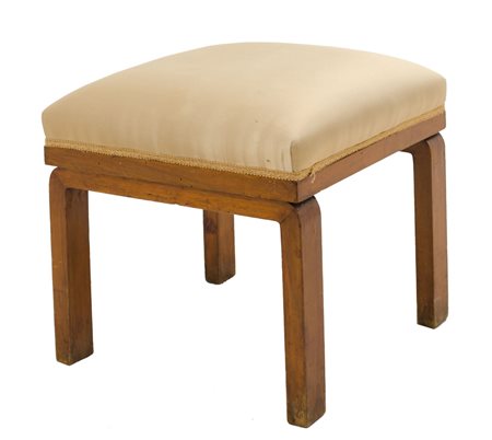 SGABELLO in legno. Sicilia primi '900 Misure: cm 43 x 43 x h 42