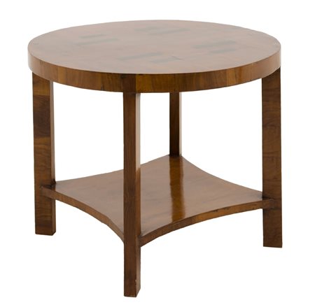 TAVOLINO da salotto circolare in palissandro. Meta'' 900 Misure: diametro cm...