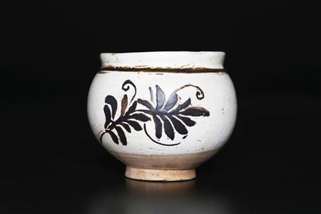 Arte Cinese Vasetto Cizhou Cina, periodo Song. -. Cm 9,00 x 10,00. Piccola...