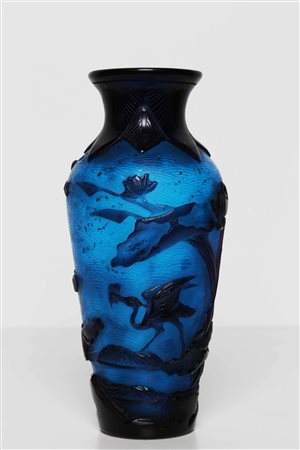 Arte Cinese Vaso in vetro di Pechino Cina, XIX - XX secolo. -. Cm 8,20 x...
