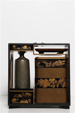 Arte Giapponese Set da picnic (Sagejubako) Giappone, periodo Edo 1603 - 1867,...