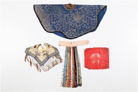 Arte Cinese Quattro tessuti eterogenei Cina, Dinastia Qing, XVIII - XIX...