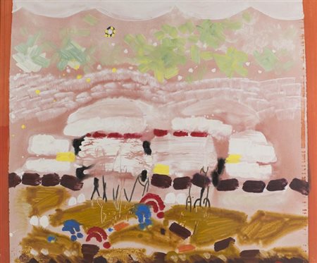 Gastone Biggi (Roma 1925 Langhirano (Pr) 2014) Sahara day 2005 Olio su tela,...