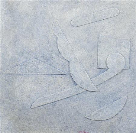 Lucio del Pezzo (Napoli 1933) Senza titolo 1970 Acrilico, sabbia a e collage...