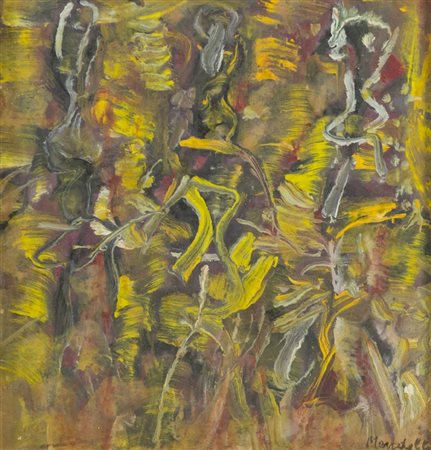 Pompilio Mandelli (Villarotta Di Luzzara (Re) 1914 Bologna 2006) Tre figure...