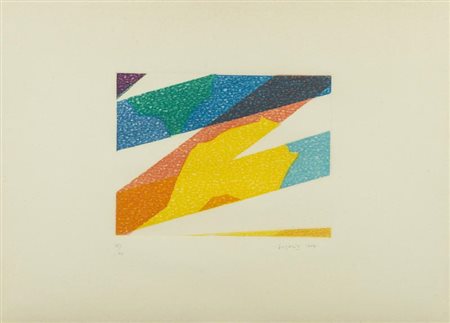 Piero Dorazio (Roma 1927 2005) Senza titolo 1974 Acquaforte di cm. 24x32, su...