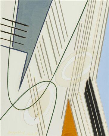 Silvano Bozzolini (Fiesole (Fi) 1911 Parigi 1998) Senza titolo 1971 Tecnica...