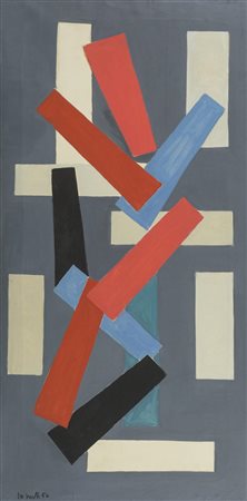 Mario Nuti (Firenze 1923 Firenze 1996) Composizione 1950 Olio su tela, cm....