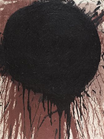 Hermann Nitsch (Vienna 1938 ) K MARK/REB 2002 Olio su tela, cm. 105,5x80 Sul...
