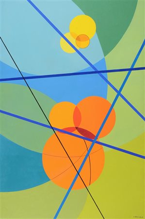 Luigi Veronesi (Milano 1908 1998) Costruzione KF 15 1991 Olio su tela, cm....