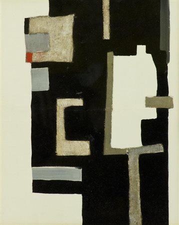 Gastone Novelli (Vienna 1925 Milano 1968) Per un murale 1955 Tecnica mista su...