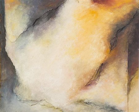 Beppe Schiavetta (Savona 1949) Lapide futura 1995 Olio su cartone di...