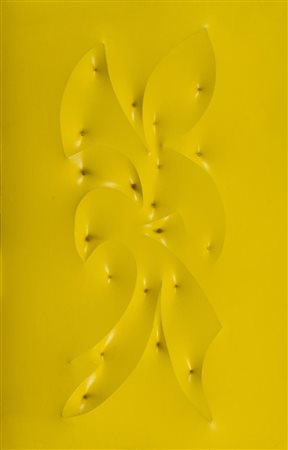 Giuseppe Amadio (Todi (Pg) 1944) Abeno Estroflessione su tela dipinta, cm....