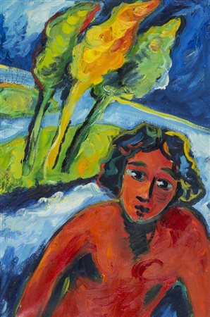 Mimmo Germanà (Catania 1944 Busto Arsizio 1992) Senza titolo 1990 Olio su...