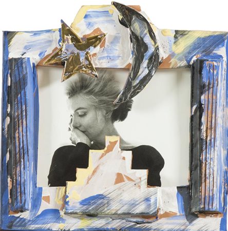 Giosetta Fioroni (Roma 1932) Senza titolo Scultura in terracotta dipinta, cm....