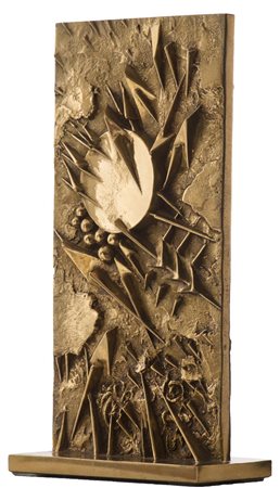 Arnaldo Pomodoro (Marciago di Romagna (Rn) 1926) Doppio rilievo 2002 Bronzo,...