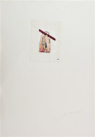 Mario Schifano (Homs 1934 Roma 1998) Senza titolo 1979-80 Smalto e collage su...