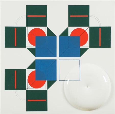 Agostino Bonalumi (Vimercate (Mi) 1935 2013) Multiplo Polistirolo...