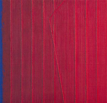 Gianfranco Zappettini (Genova 1939) La trama el 'ordito 2005 Olio e corde su...