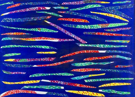 Piero Dorazio (Roma 1927 2005) Senza titolo 1991 Tempera su carta a mano...