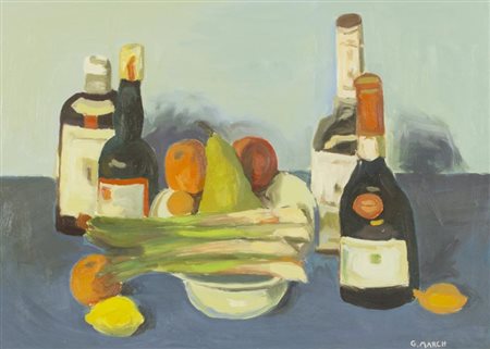 Giovanni March (Tunisi 1894 Livorno 1974) Natura morta 1971 Olio su tela ,...