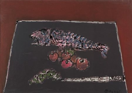 Manlio Bacosi (Perugia 1920 Perugia 1995) Natura morta Olio su tela, cm....