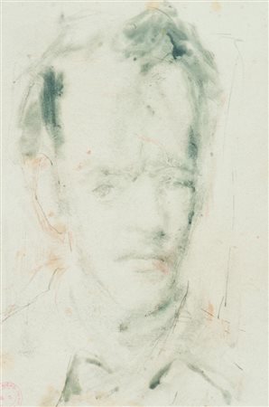 Vinicio Berti (Firenze 1921 1991) Autoritratto 1944 Tecnica mista su...