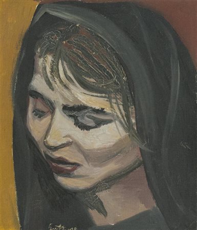 Renato Guttuso (Bagheria (Pa) 1912 Roma 1987) La vedova del bracciante...