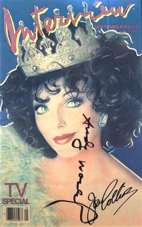 WARHOL ANDY (Pittsburgh 1930 - New York 1987) "Interview magazine" Rivista...