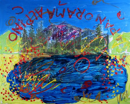 MANERA ENRICO (Asmara 1947) "Old cars" Olio e tecnica mista su tela cm. H:...