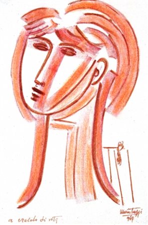 TOZZI MARIO (Fossombrone 1895 - St. Jean du Gard 1979) "Testina" 1969...