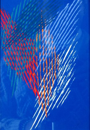 DORAZIO PIERO (Roma 1927 - Todi 2005) "Corra VI" 1994 Olio su tela cm. H:...