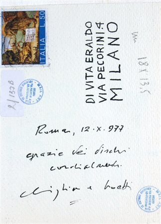 BOETTI ALIGHIERO (Torino 1940 - Roma 1994) " " Retro