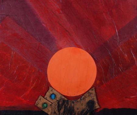 CRIPPA ROBERTO (Monza 1921 - Bresso 1972) "Senza titolo" anni '70 Collage su...