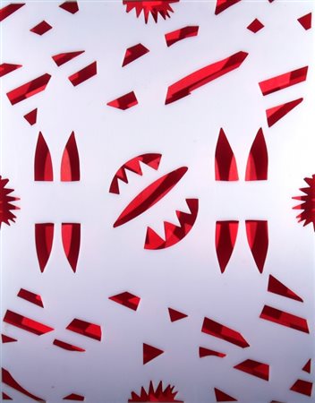 BIANCO REMO (Milano 1922 - Milano 1988) "Spazio nascosto" 1966 Foglie in...