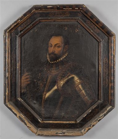 Scuola fiamminga sec.XVII "Ritratto di Ambrogio Spinola cavaliere di S....