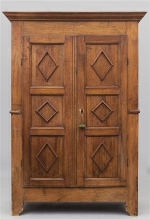 Armadio a due ante, Piemonte sec.XVIIIcm. 145x58 h. 225