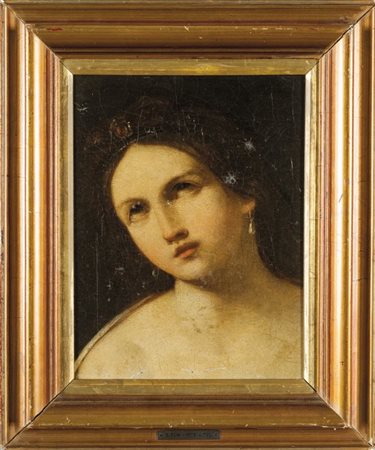 "Volto di fanciulla" olio sec.XVIIIcm. 31x24