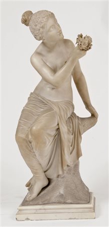 CARL JOHANN STEINHAUSER Brema 1813 - 1879 Figura di giovinetta in allegoria...