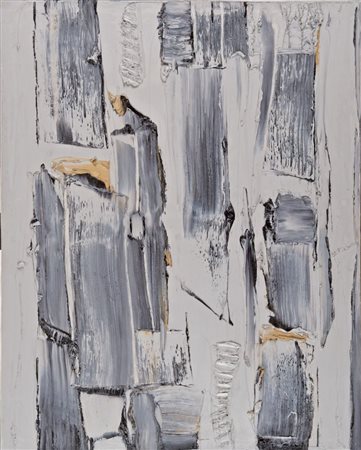 EMILIO TANSINI Pizzighettone 1936 Senza titolo 2012 Olio su tela cartonata cm...