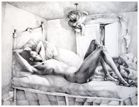 UGO ATTARDI 1923 - 2006 Wicky 1978 Litografia es.15/15. Firma e data in b. a...