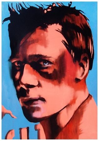 CLEONICE GIOIA 1976 Blue 2011 Olio su tela 80 x 60. Firma, data e titolo sul...