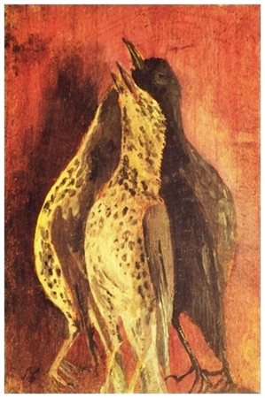 AUGUSTO SIRLETTI Pisa 1911 – Pisa 1941 Beccaccini Olio su tavola 22,2 x 14,5....